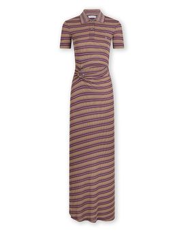 Rabanne Rabanne Rib Knit Stripe Dress