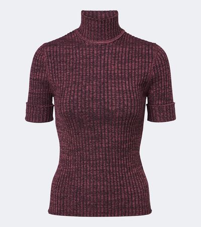 Rabanne Rabanne Ribbed-knit wool and silk sweater