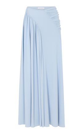 Rabanne Rabanne Ruched Midi Skirt