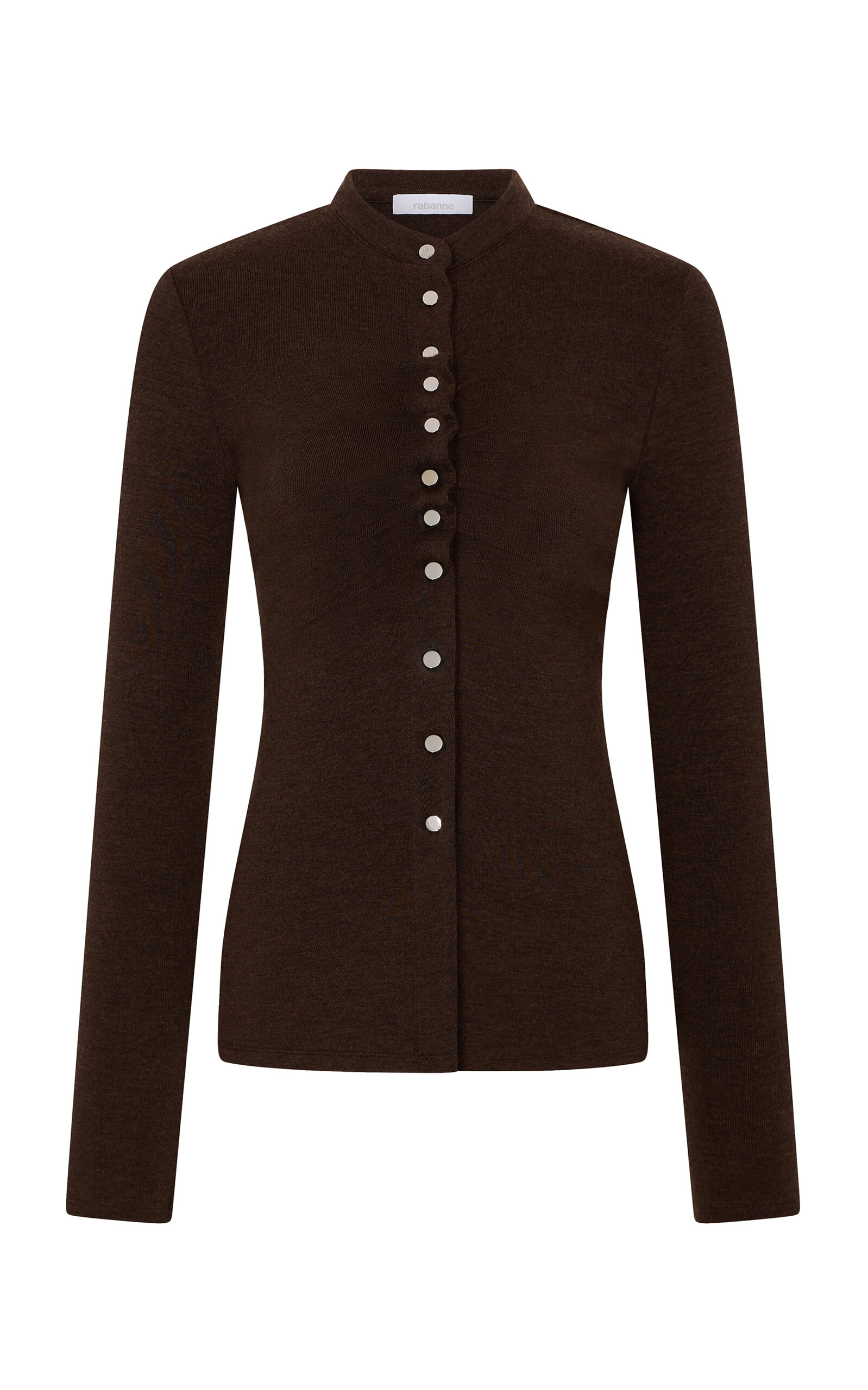 Rabanne Rabanne Ruched WoolBlend Top