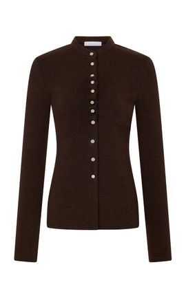 Rabanne Rabanne Ruched WoolBlend Top