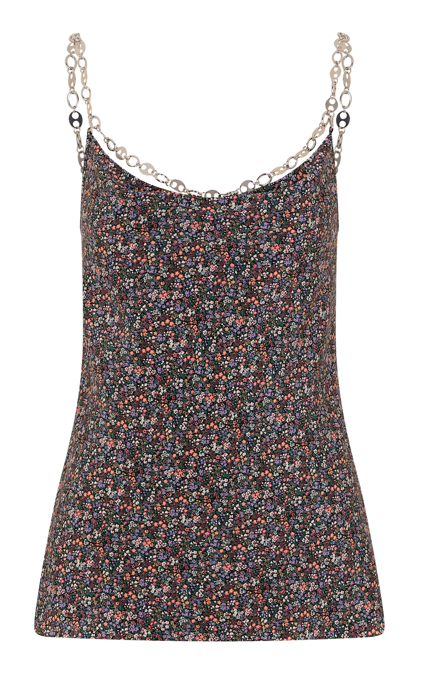 Rabanne Rabanne Silk Printed Tank Top