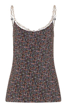 Rabanne Rabanne Silk Printed Tank Top