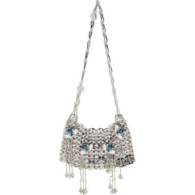 Rabanne Rabanne Silver Signature Jewels 1969 Nano Bag