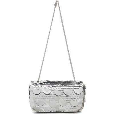 Rabanne Rabanne Silver Sparkle Mini Bag