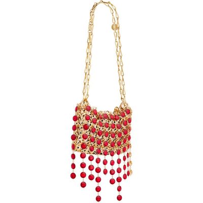 Rabanne Rabanne Small 1969 Crystal Embellished Shoulder Bag