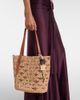 Rabanne Rabanne Small embellished raffia tote bag - 2