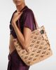 Rabanne Rabanne Small embellished raffia tote bag - 6