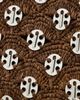 rabanne rabanne Small Raffia Tote Bag With Signature 1969 Discs Brown/Silver One - 5