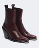 Rabanne Rabanne Snake-effect leather cowboy boots - 1