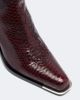 Rabanne Rabanne Snake-effect leather cowboy boots - 6