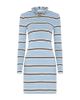 Rabanne Rabanne Striped Chain Mini Dress - 1
