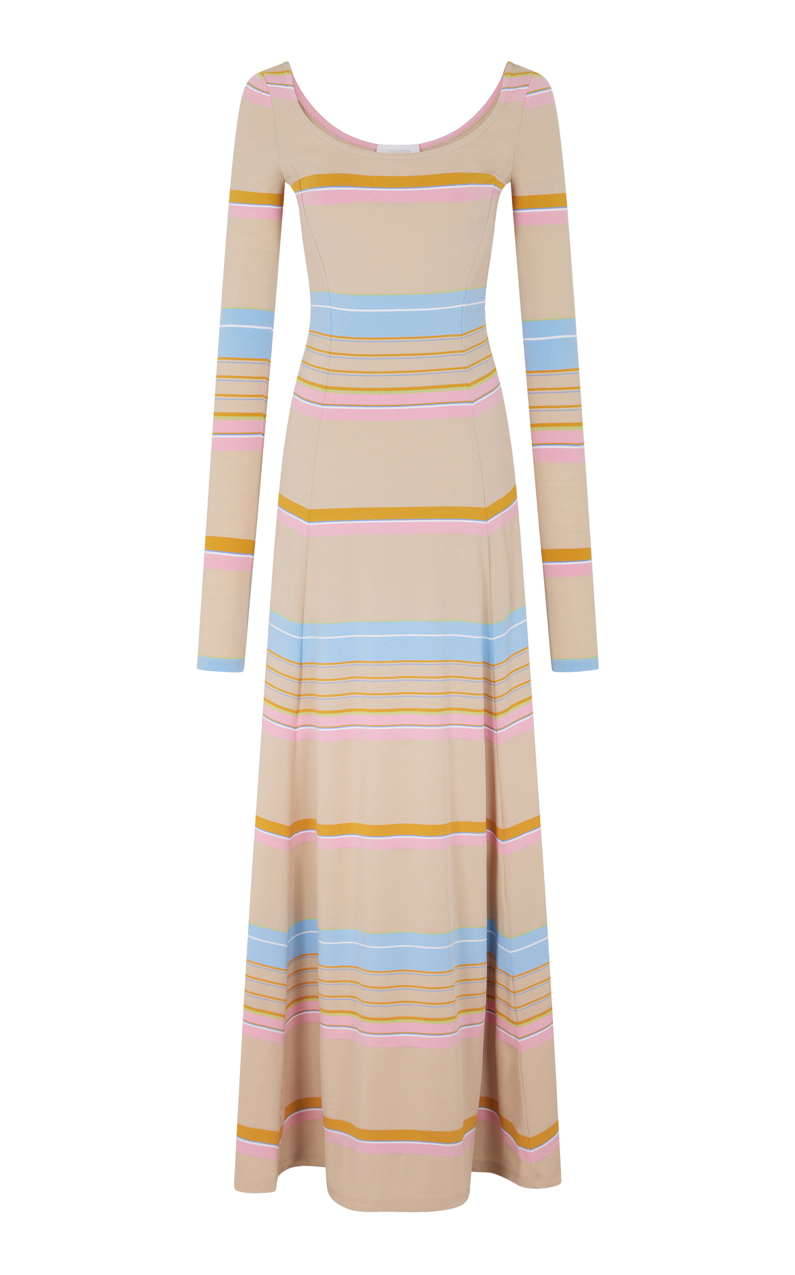 Rabanne Rabanne Striped Knit Maxi Dress
