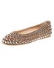 rabanne rabanne Studded Ballerina Flats BEURRE - 1