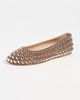 rabanne rabanne Studded Ballerina Flats BEURRE - 2