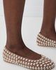 rabanne rabanne Studded Ballerina Flats BEURRE - 3
