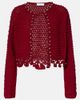 Rabanne Rabanne Studded crochet cotton cardigan - 1