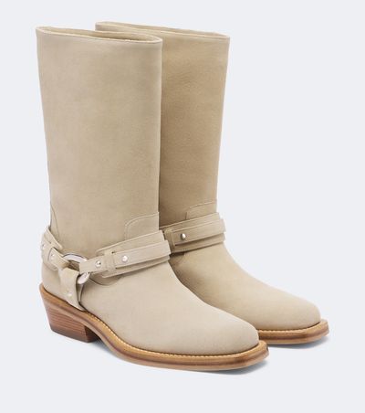 Rabanne Rabanne Suede biker boots