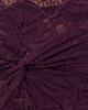 rabanne rabanne Twisted Stretch Lace Dress Magenta Purple - 6