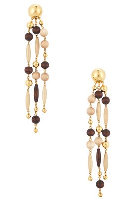 RABANNE RABANNE Wood Dangle Earrings