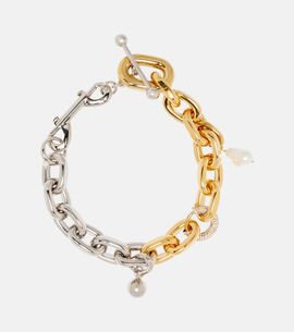 Rabanne Rabanne XL Link embellished chain necklace