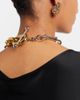 Rabanne Rabanne XL Link embellished chain necklace - 5