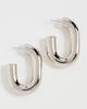 rabanne rabanne XL Link Hoops Silver One Size - 3