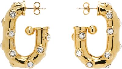 Rabanne Rabanne XL Link Strass Earrings