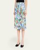Rabanne Sequined Abstract Floral Midi Skirt - 4