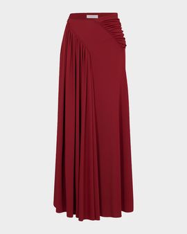 Rabanne Side Ruched Maxi Skirt