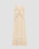 Rabanne Women's Crochet Embellished Midi Dress - 6
