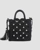 Rabanne Women's Embellished Raffia Top Handle Bag - 8