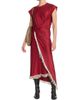 Rabanne Women's Fringe-Trimmed Faux-Wrap Maxi Dress - 2