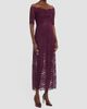 Rabanne Women's Lace Off-The-Shoulder Midi Dress - 4