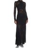 Rabanne Women's Lace Wrap Long-Sleeve Top - 2