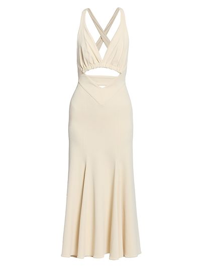 Rabanne Women's Layered Cut-Out Midi-Dress
