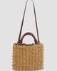 Rabanne Women's Leather & Shearling Top Handle Bag - 6