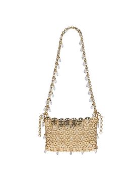 Rabanne Women's Metal & Rhinestone Disc Shoulder Bag