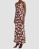 Rabanne Women's Printed Silk Maxi Slipdress - 4
