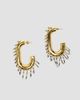 Rabanne Women's Ring-Embellished Earrings - 2