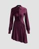 Rabanne Women's Satin Button-Front Dress - 6