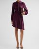 Rabanne Women's Satin Button-Front Mini Dress - 2