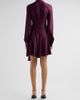Rabanne Women's Satin Button-Front Mini Dress - 3