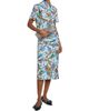 Rabanne Women's Sequined Abstract Floral Midi-Skirt - 2