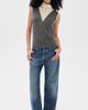 Rachel Comey Rachel Comey Horwill Top Charcoal/Cream - 5