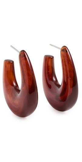 Rachel Comey Rachel Comey Isle Earring Dark Tortoise One