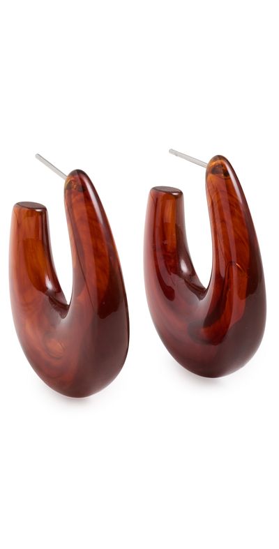Rachel Comey Rachel Comey Isle Earring Dark Tortoise One