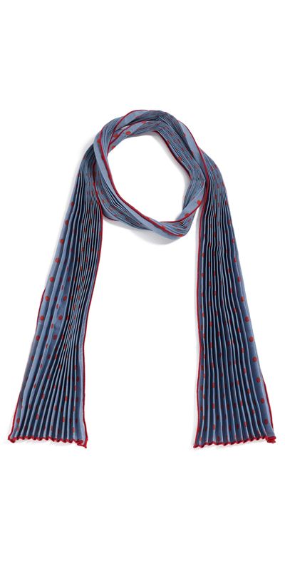 Rachel Comey Rachel Comey Pleated Scarf Slate One