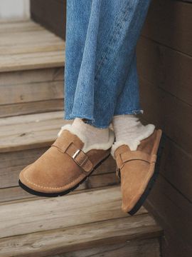 RACHEL COX [Exclusive] Fur Slipper_Noah_RCA027F 2cm