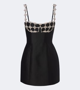 Rachel Gilbert Rachel Gilbert Acacia wool and silk bustier dress